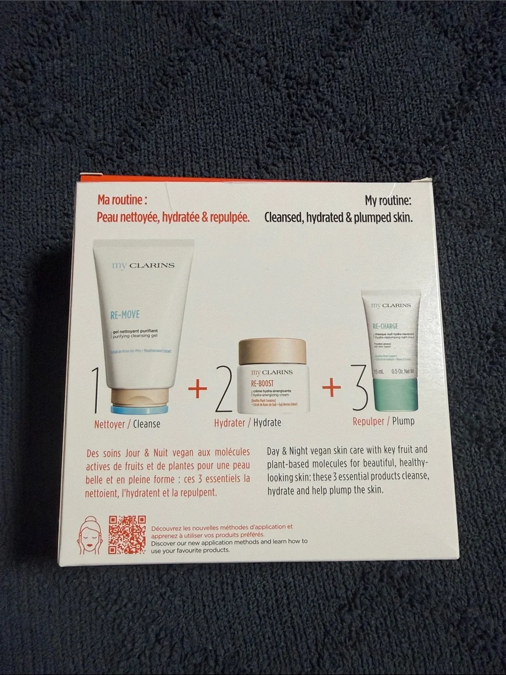 My Clarins Hydration Skincare Trio hydratation kit